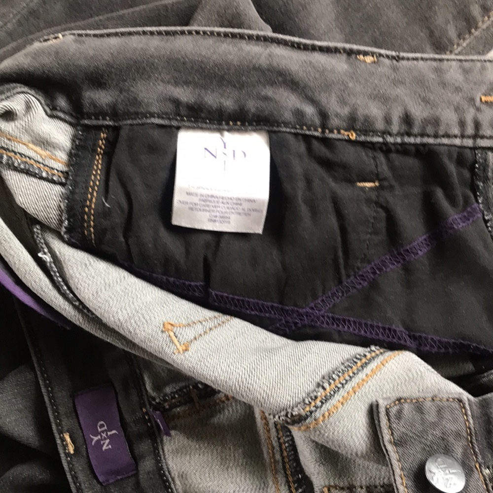 NYDJ Charcoal grey super skinny jeans 12 - Picture 12 of 15